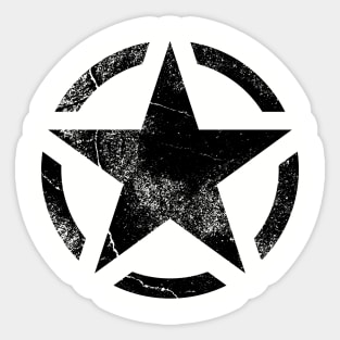 Military Star Sticker